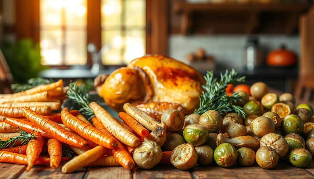 Légumes d'accompagnement pour poulet au four