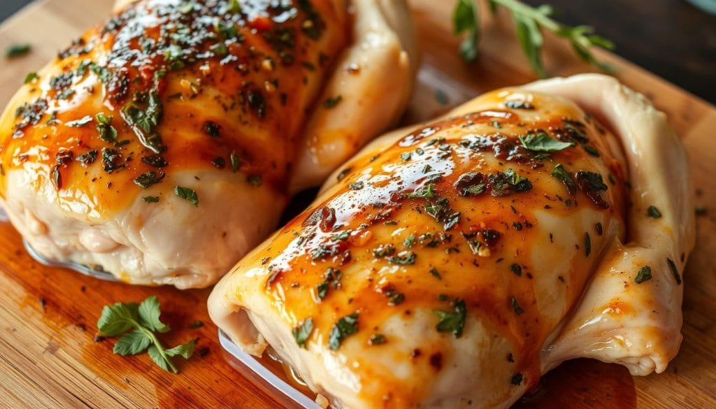 Marinades poulet préparées avec soin