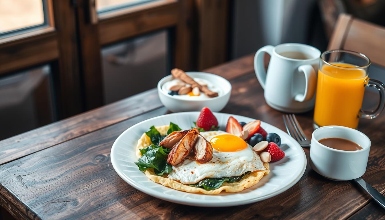 petit déjeuner protéiné